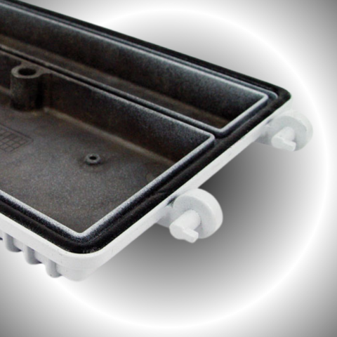 Sealing of caps in die-cast aluminum