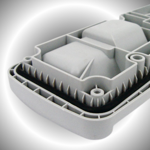 Sigillatura di supporti per valvole lavatrici