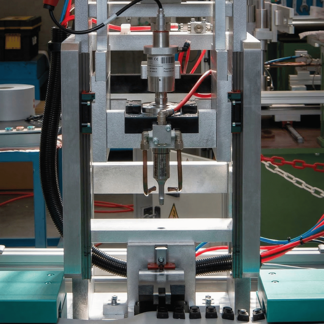 Ultrasonic teeth welding